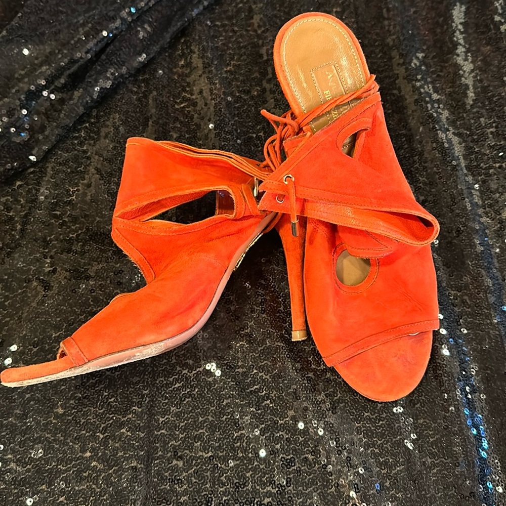 Orange sandals/heels